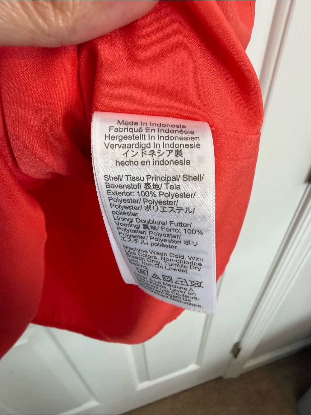 J. Crew Factory Red Swiss Dot Ruffle Tank - Picture 3 of 3
